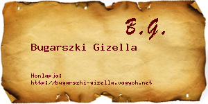 Bugarszki Gizella névjegykártya